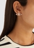 Mini Bas Relief rose gold-tone stud earrings - Vivienne Westwood