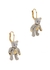 Teddy crystal-embellished gold-tone earrings - Vivienne Westwood