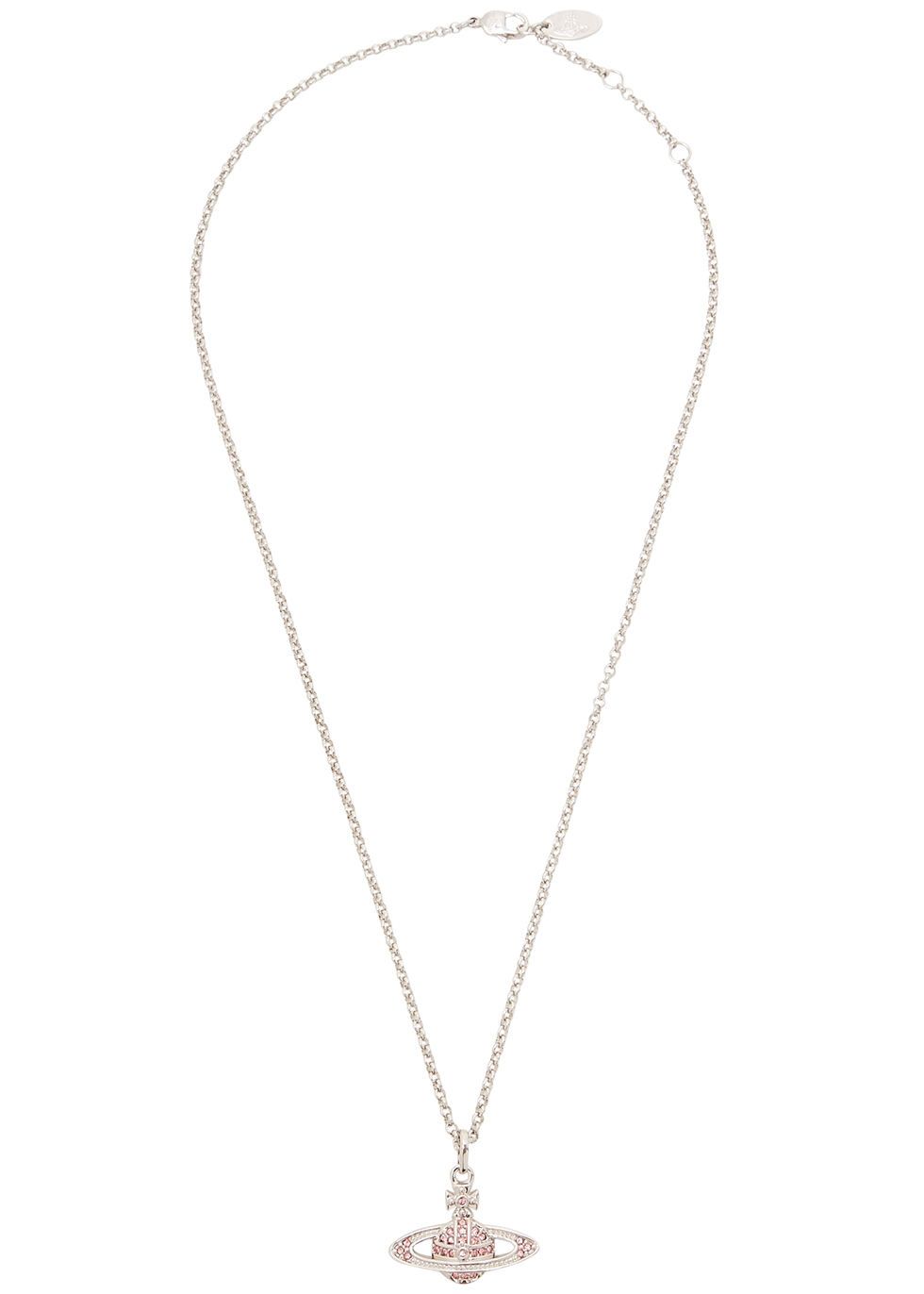 Vivienne Westwood Mini Bas Relief silver-tone orb necklace