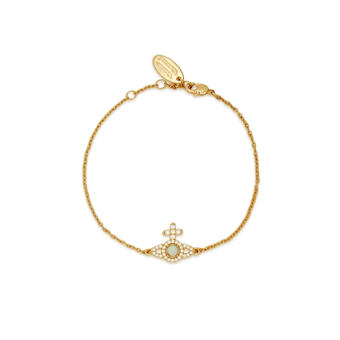 Vivienne Westwood Olympia Gold-tone Orb Bracelet