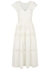 Abena white pintucked cotton midi dress - LoveShackFancy