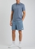 Blue stretch-jersey shorts - Emporio Armani