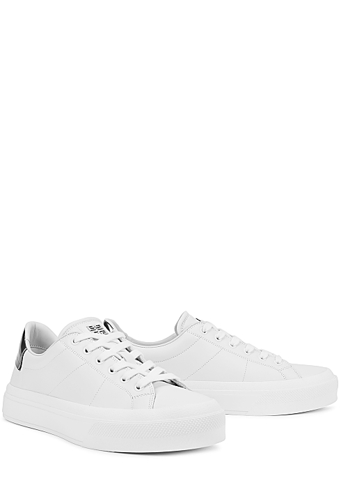 Givenchy City Sport white leather sneakers - Harvey Nichols