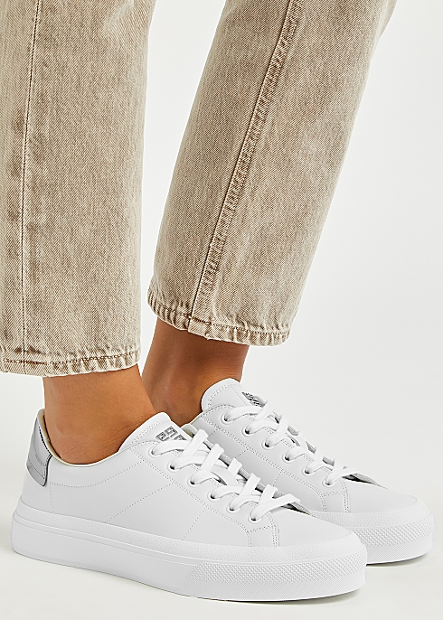Givenchy City Sport white leather sneakers - Harvey Nichols