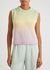 Maxine ombré cotton-knit vest - Olivia Rubin