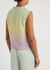 Maxine ombré cotton-knit vest - Olivia Rubin