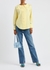 Bryony yellow embroidered cotton shirt - Olivia Rubin