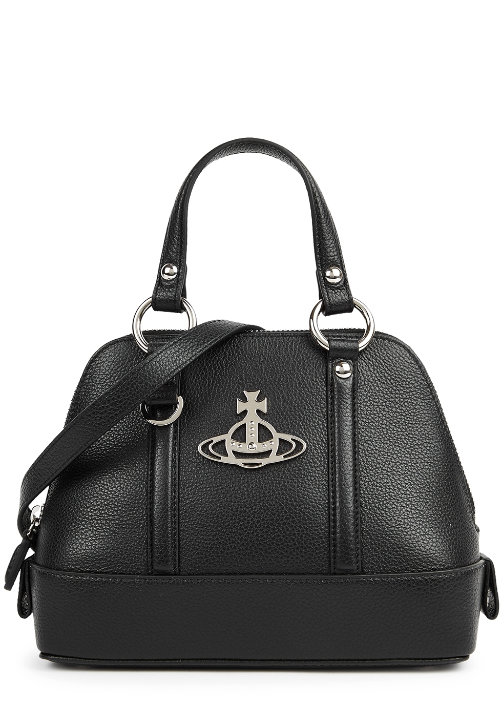 Jordan small black leather top handle bag | SportSpyder