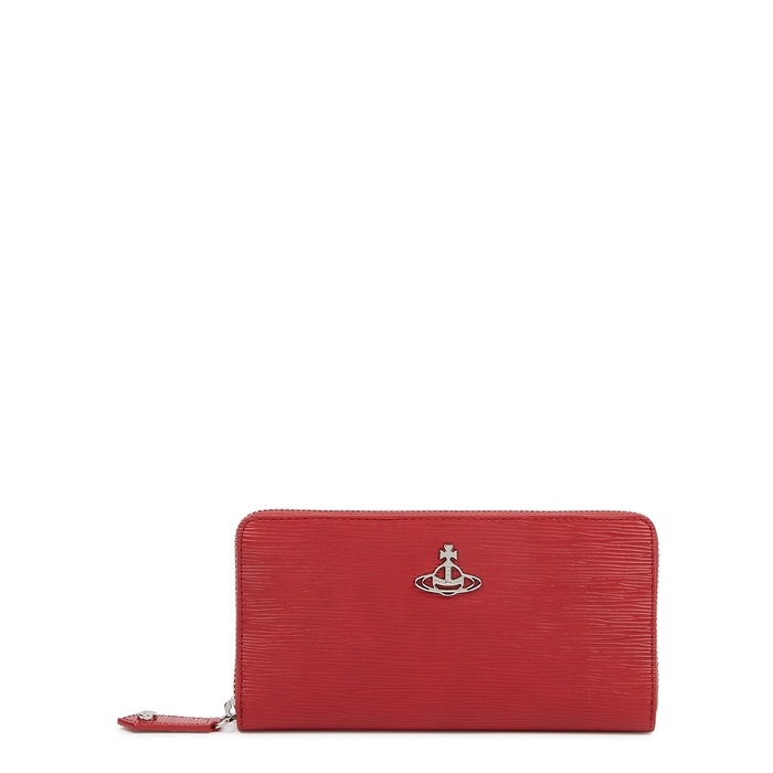 Vivienne Westwood Paglia Red Vegan Leather Wallet