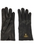 Orb black leather gloves - Vivienne Westwood