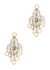 Gold and silver-tone drop earrings - Paco Rabanne