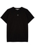 Black star-embroidered cotton T-shirt - Stella McCartney