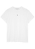 White star-embroidered cotton T-shirt - Stella McCartney