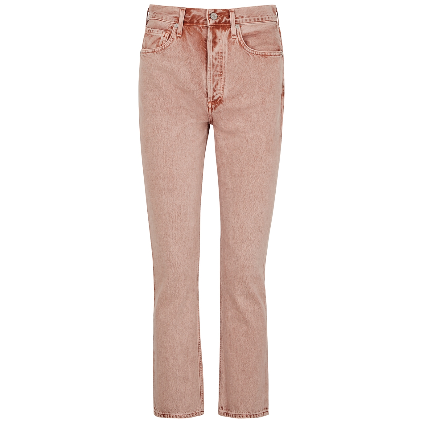 Citizens Of Humanity Jolene Pink Straight-leg Jeans - Light Pink - W25