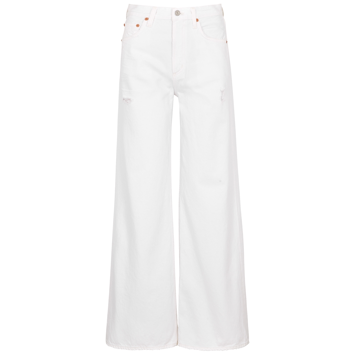 Citizens Of Humanity Paloma White Wide-leg Jeans - W24