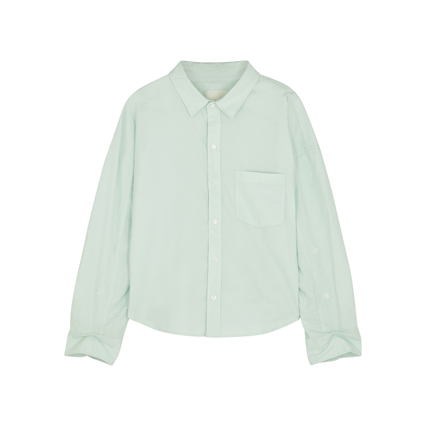 Citizens Of Humanity Brinkley Green Brushed Cotton Shirt - Light Green - L