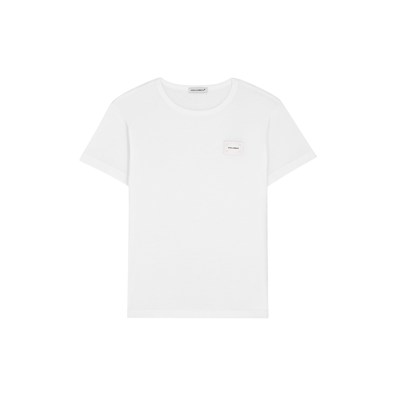Dolce & Gabbana Kids White Logo Cotton T-shirt (2-6 Years) - 3 Years