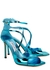 Azia 95 metallic blue leather sandals - Jimmy Choo