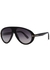Camilo black oval-frame sunglasses - Tom Ford