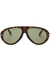 Camilo tortoiseshell oval-frame sunglasses - Tom Ford