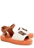 X Paula's Ibiza Anagram off-white canvas espadrille sandals - Loewe