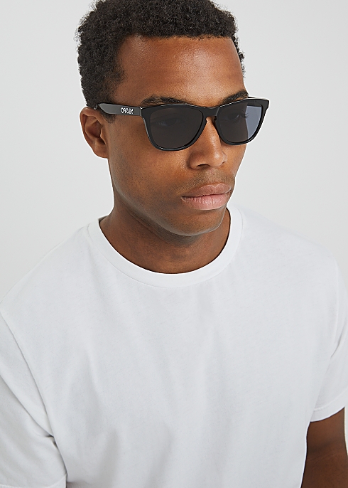 Oakley black wayfarer-style sunglasses - Harvey Nichols