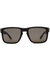 Holbrook matte black rectangle-frame sunglasses - Oakley