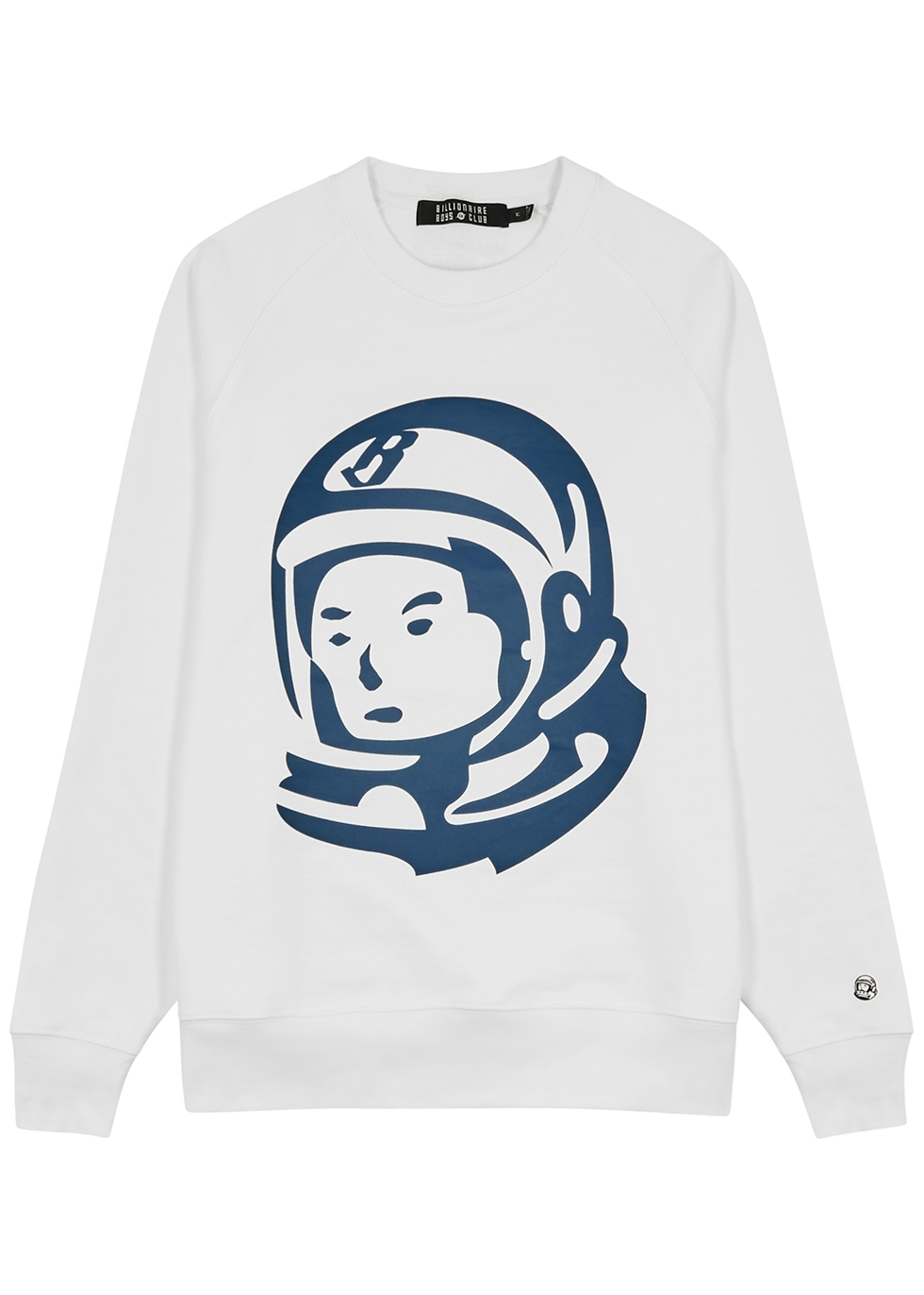 Astro white printed cotton sweatshirt