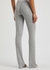 Grey ribbed-knit trousers - Dion Lee