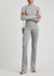 Grey ribbed-knit trousers - Dion Lee