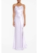 Pippa cool lilac bridesmaid cowl-neck slip dress - True Decadence