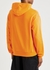 Orange logo hooded cotton sweatshirt - ICE CREAM