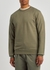 Army green cotton sweatshirt - COLORFUL STANDARD