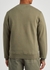 Army green cotton sweatshirt - COLORFUL STANDARD
