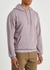 Mauve hooded cotton sweatshirt - COLORFUL STANDARD