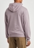 Mauve hooded cotton sweatshirt - COLORFUL STANDARD