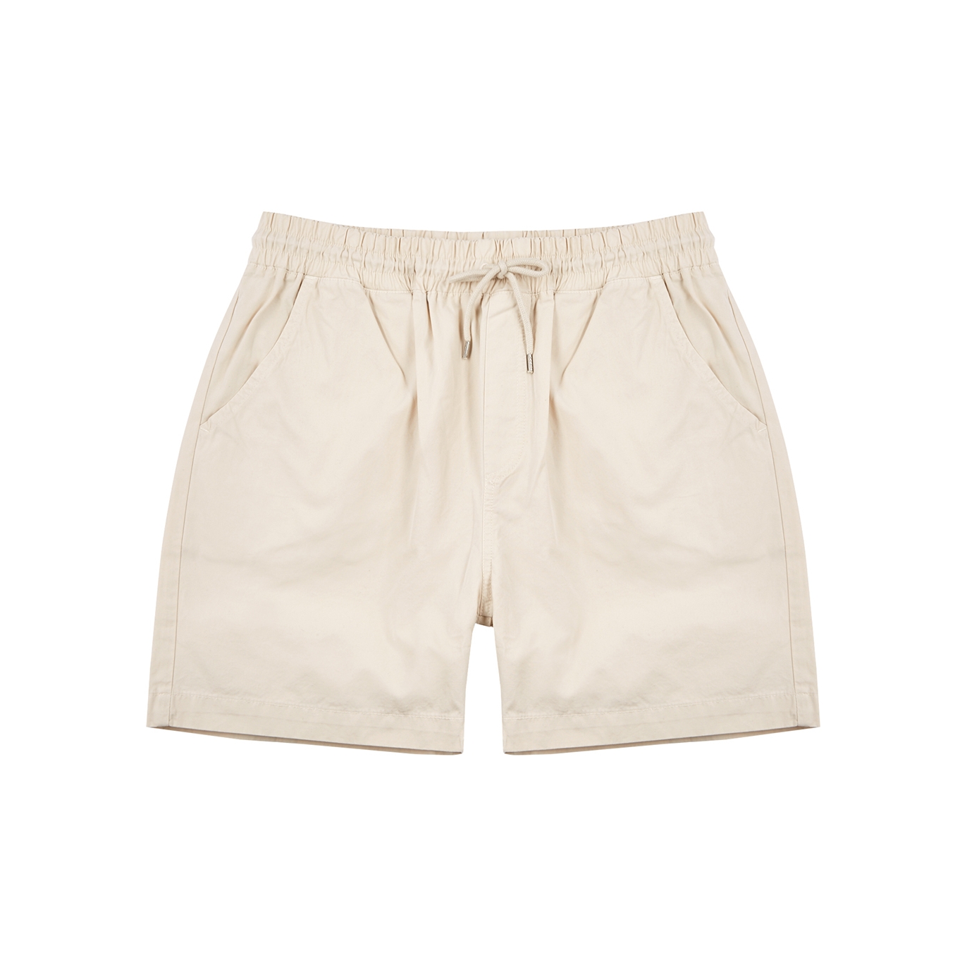 Colorful Standard Cotton Shorts In Off White