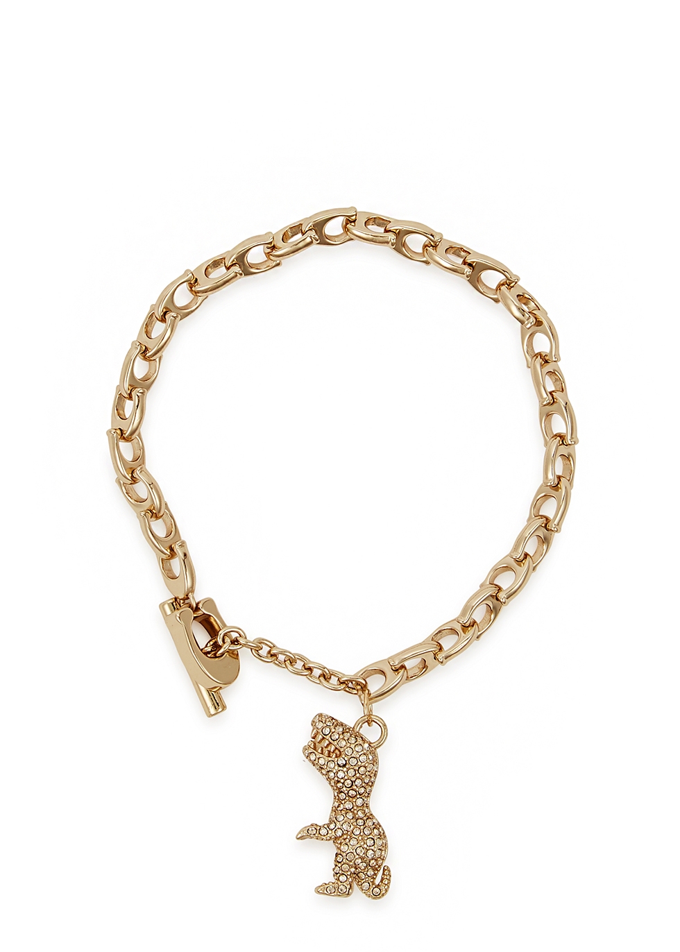 Rexy embellished gold-tone bracelet