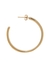 Signature C large gold-tone hoop earrings - Coach