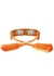 Elephant orange beaded rope bracelet - Coach