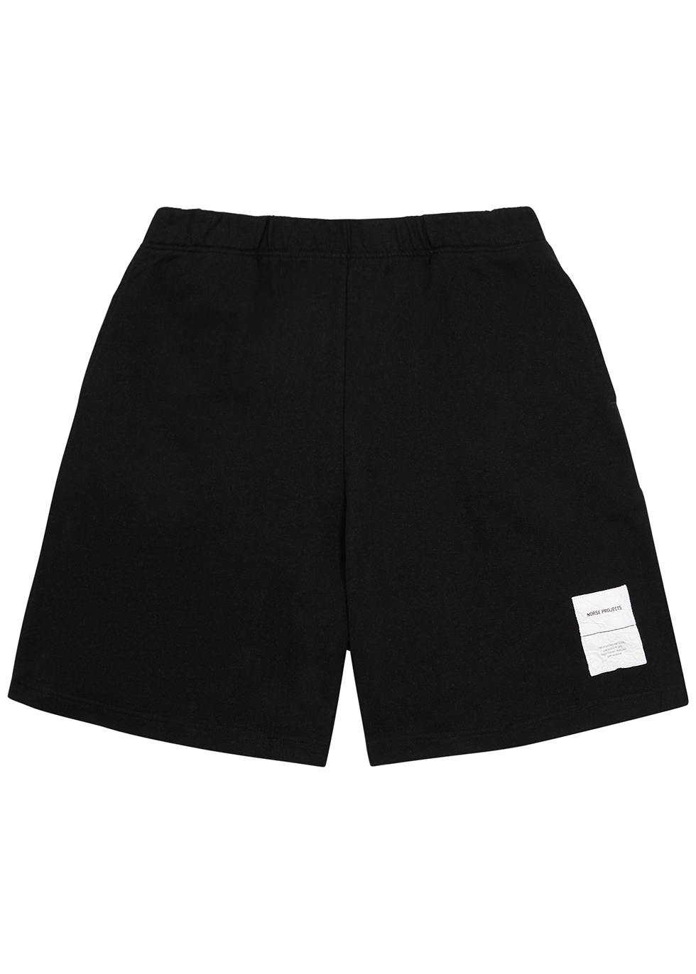 Norse Projects Vanya Tab Series black cotton shorts - Harvey Nichols