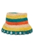 Striped raffia bucket hat - Paco Rabanne