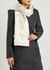 Off-White logo-jacquard silk-satin scarf - Givenchy