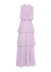 Tara lilac tiered pleated maxi dress - True Decadence