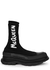 Tread Slick black knitted sock boots - Alexander McQueen