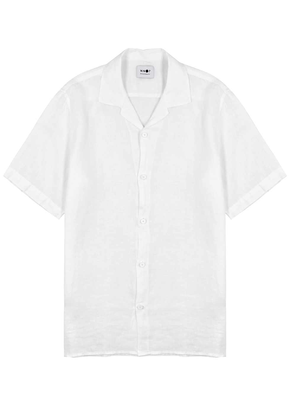 NN07 Miyagi white linen shirt