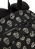 Biker skull-jacquard canvas backpack - Alexander McQueen
