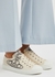 Cream orb-print canvas sneakers - Vivienne Westwood