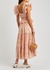 Sophie pink ruffled cotton midi dress - LUG VON SIGA