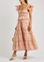 Sophie pink ruffled cotton midi dress - LUG VON SIGA